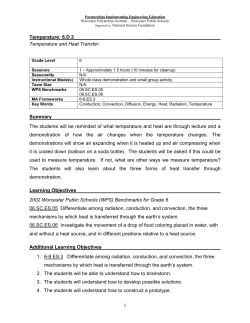Temperature - Worcester Polytechnic Institute