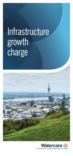 Infrastructure growth charge