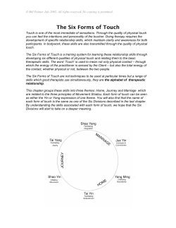The Six Forms of Touch