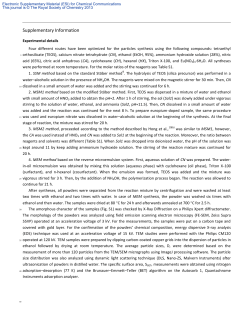 Supplementary Information - Royal Society of Chemistry