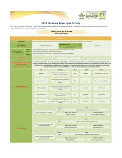 AfricaRice technical report - CGSpace