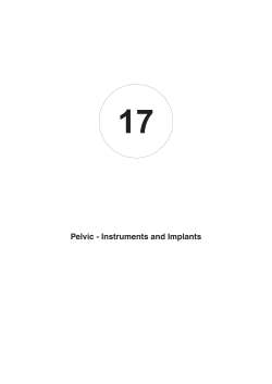 Pelvic - Instruments and Implants