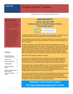 Summer 2014 - Shattuck Partners