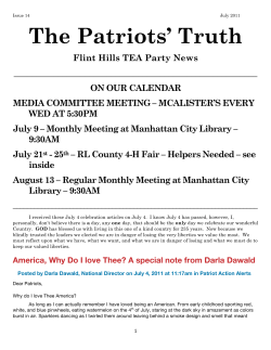 The Patriots` Truth - Flint Hills TEA Party