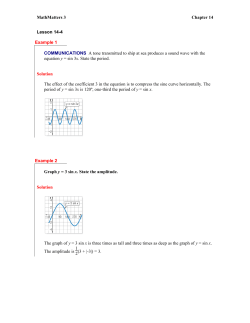 MathMatters 3 Chapter 14 Lesson 14