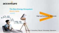 2015 NEC Omnibus - Australian Clean Energy Summit