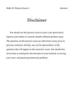 Disclaimer