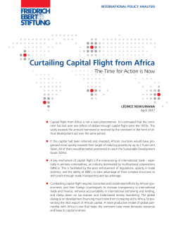 Curtailing Capital Flight from Africa - Bibliothek der Friedrich