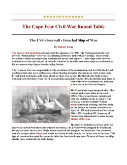 The CSS Stonewall - Ironclad Ship of War