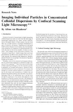 Imaging Individual Particles in Concentrated Colloidal Dispersions
