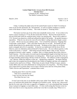 Amazing Grace - Dublin Community Church