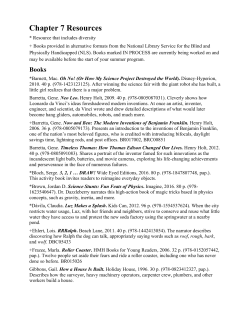 Chapter 7 Resources - Collaborative Summer Library Program