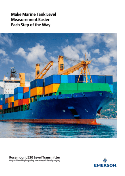 Make Marine Tank Level Measurement Easier Each Step of the Way