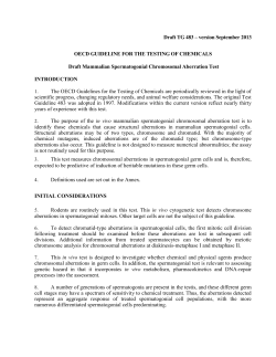oecd guideline for the testing of chemicals