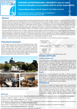 TOWARDS ENTREPRENEURIAL UNIVERSITY