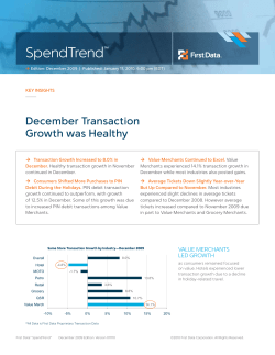 SpendTrend - First Data