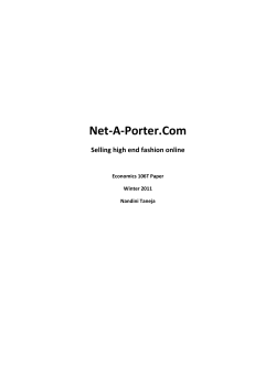 Net-A-Porter.Com - UCLA Economics Homepage