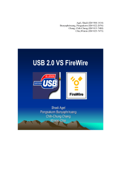 USB 2.0 VS FireWire