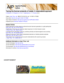 Taming the thermal emissivity of metals: A metamaterial approach