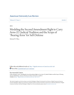 Modeling the Second Amendment Right to Carry Arms