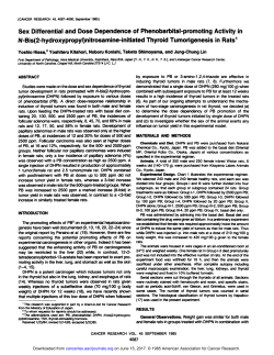 Sex Differential and Dose Dependence of
