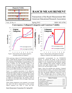 Rasch Measurement Transactions