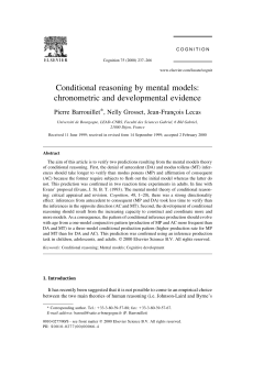 Conditional reasoning by mental models