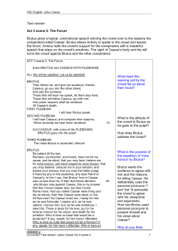 Julius Caesar - NSW Department of Education