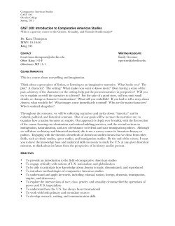 CAST 100 - Oberlin College