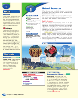 Natural Resources