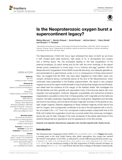 Is the Neoproterozoic oxygen burst a supercontinent legacy?