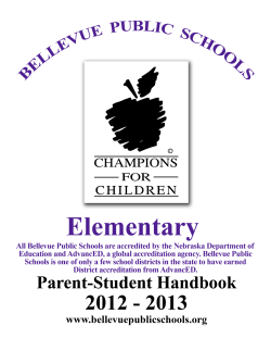 Seniors and Students - Bellevue Public Schools