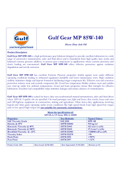 2314 Gulf Gear MP 85W-140