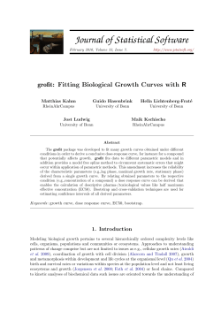 grofit: Fitting Biological Growth Curves with R