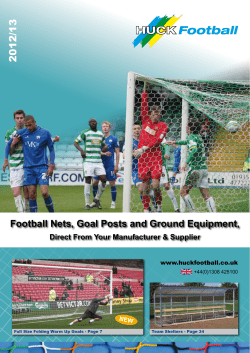 Football Nets, Goal Posts and Ground Equipment