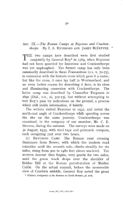 50 ART. IX.&mdash;The Roman Camps at Reycross and Cracken