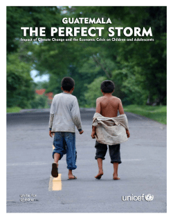 Guatemala: The Perfect Storm - Impact of Climate Change
