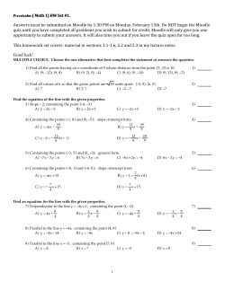 Math 1 - Berkeley City College