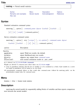 nestreg