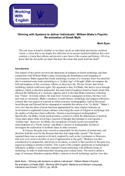 Striving with Systems to deliver Individuals