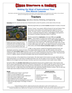 Tractors - ctaeir.org
