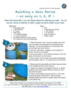 Building a Rain Barrel - as easy as 1, 2, 3!