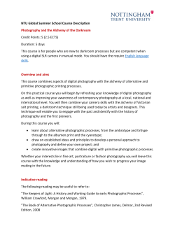 Photography and the