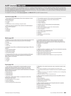 AJCP Journal CME/SAM