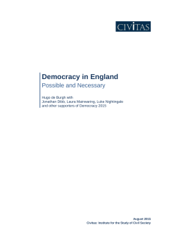 Democracy in England