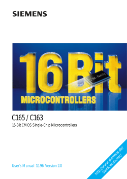 C165 / C163 - Infineon Technologies