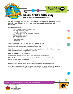Be an Artist with Clay