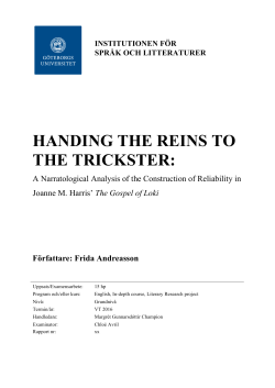 handing the reins to the trickster