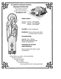 Bulletin May 28, 2017