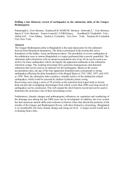Drilling a late Holocene record of earthquakes in the submarine
